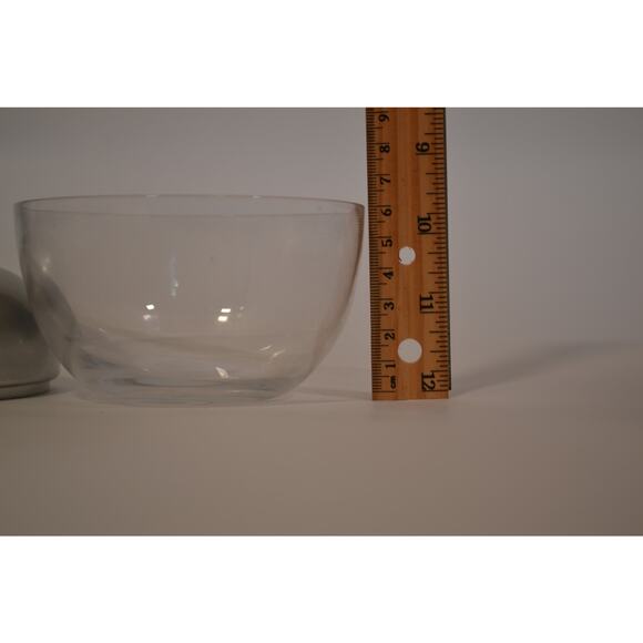 Apple rare Vintage Kensington Cortland Jam Jar Lurelle Guild Glass Brass c1938 - Picture 6 of 10